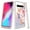 Pink Flower, variant on Samsung Galaxy S10 5G Case, KAESAR Graphic Design Shockproof Impact Resistant Protective Full-Body Rugged Clear Hybrid Bumper Case for Samsung Galaxy S10 5G (White Flower)
