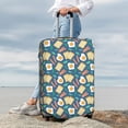 thumbnail image 5 of Cauagu Eggs Toast Bacon And Arugula Print Travel Luggage Cover,Travel Dust-proof Suitcase Cover Softside Suitcase Protector for 18-32inch,Not Included Suitcase, 5 of 8