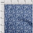 thumbnail image 2 of oneOone Tissu Rayonne Bleu Marine Tropical pour Projets de Couture, Imprimés au Mètre, Largeur 56 Pouces, 2 of 4