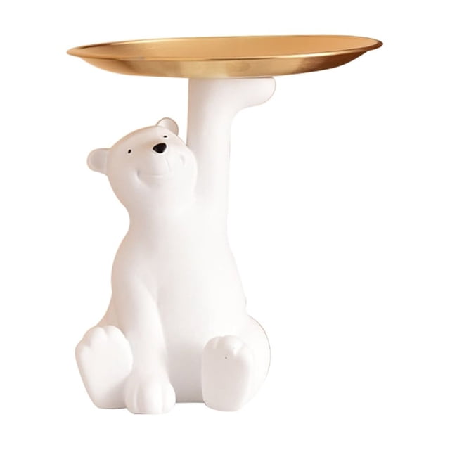 Escultura Almacenamiento DQrwqpou Oso Polar Artesanía para Sala Estar