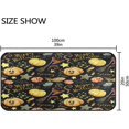thumbnail image 3 of GZHJMY Cute Halloween Kitchen Rugs, 39"x20",Non Slip Washable Cushioned Carpets Polyester AntiFatigue Comfort Porch Floor Mat Doormat Halloween Decoration, 3 of 7