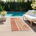 thumbnail image 6 of Addison Rugs Chantille Indoor/Outdoor Transitional Art Deco Salmon Washable Runner Rug, 2'3" x 7'6", 6 of 6
