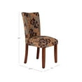 thumbnail image 5 of HomePop Parsons Classic Upholstered Accent Dining Chair, Single Pack, Brown Sage Leaf, 5 of 5