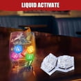thumbnail image 4 of Light Up Ice Cubes Bulk  Pack  LED Ice Cubes for Drinks  Flashing Water Activated  Bar Club Wedding Party, 4 of 8