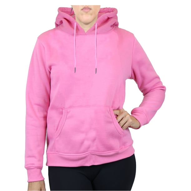 fleece lined pullover sweatshirt women's