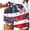 I, variant on Taqqpue 4th of July Shorts for Women USA Flag Printed Elastic Waist Drawstring Summer Casual Shorts