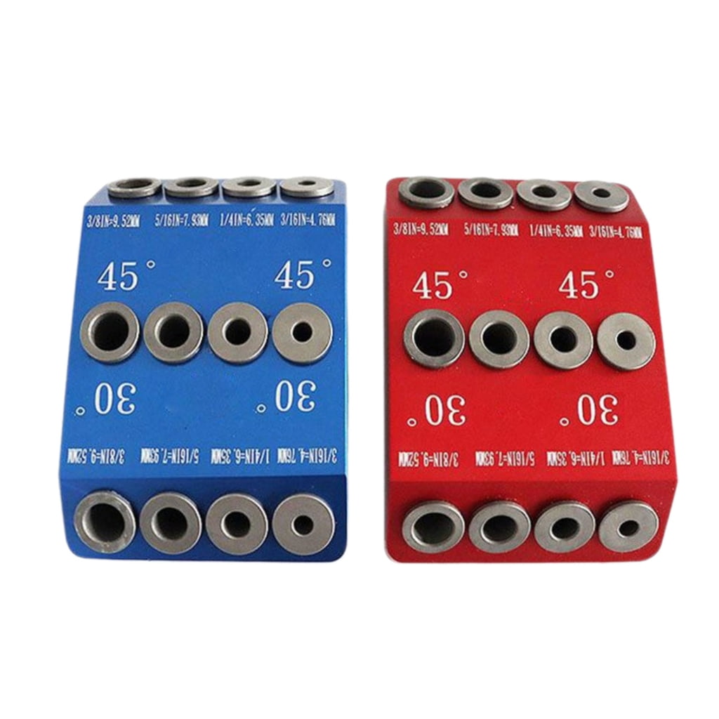 lanema 30 45 90 Degree Angle Drill Guide Jig Drill Guide 4 Size Drill Jig for Angled