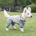 thumbnail image 5 of Color Matching Dogs Hooded Raincoats Reflective Strips Dogs Rain Coat Jackets Outdoor Waterproof Dogs Clothes for Cats, 5 of 9