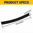 thumbnail image 2 of KNACK- Car Accessories Rear Bumper Trunk Tail Lip Protect Carbon Fiber Stickers Black, 2 of 6