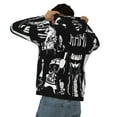 thumbnail image 4 of Johnny The Homicidal Maniac Hoodie Long Sleeve for Men Casual Pullover Hooded Sweatshirt Fashion Drawstring Pullover Hoodie with Pocket Small, 4 of 5