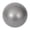 A010- Silver, variant on Yoga Balls for Exercise, 10 Inch Small Exercise Ball, Small Pilates Ball, Physical Ball, Yellow Matte Textured Surface, Comes with 1 Free Manual Inflation Blow Tube for Quick Home