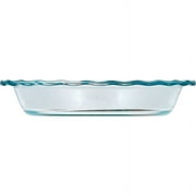 Glass Pie Plate 9.5, Pyrex®, Easy Grab, 1 Piece