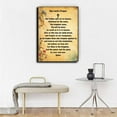 thumbnail image 2 of The Lord's Prayer Print, Our Father Prayer Scripture Art, Vintage Faith-Based Gift for Christian Home Office Church, 2 of 5