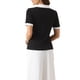 thumbnail image 3 of CAMISA DE CUELLO EN V INSPIRADA CHIC PARA MUJERES, BLUSA CORTA DE MANGA VERANO CASUAL TALLA S NEGRA, 3 of 6