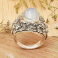 thumbnail image 2 of NOVICA Men's rainbow moonstone ring, 'Lion's Charisma', 2 of 7