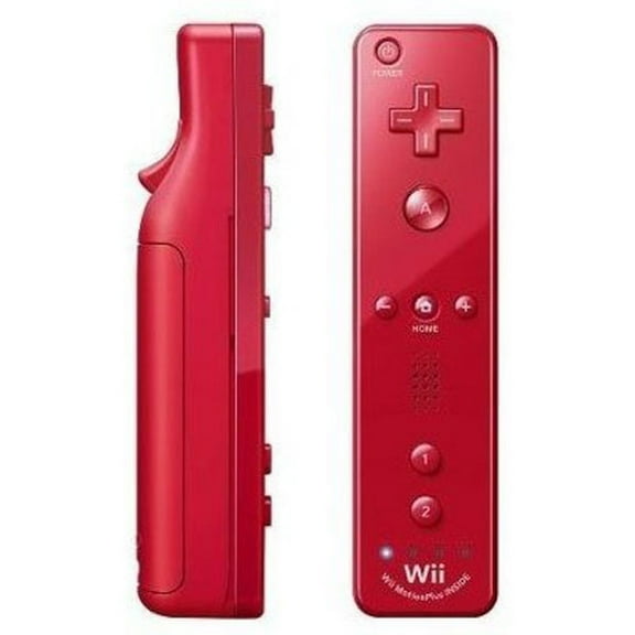 Pre-Owned Wii Motion Plus Red Remote Controller - Used