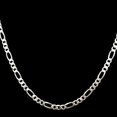 thumbnail image 4 of Sterling Silver 24" 4.3mm Italian Figaro Link Chain, 4 of 4