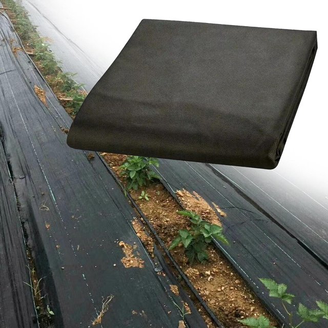 Barrera contra , tela de paisaje, cubierta de suelo, resistente, negro, transpirable, bloque de , estera de jardinería para