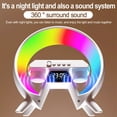 thumbnail image 4 of Reloj despertador con cargador inalámbrico Naiovety ABS RGB, 4 of 6