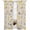 Yellow Khaki, variant on Yellow Grey Botanical Semi Sheer Window Curtains 84 Inches Long, Spring Floral Watercolor Rustic Rod Pocket Voile Silky Chiffon Curtain Light Filtering Drapes for Living Room, 52"x84", 2 Panels