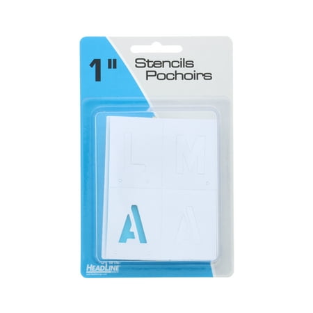 UPC: 0083392001015 | Headline/Geotype Lettering and Paint Stencils  1   Capital Letters & Numbers