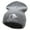 Heather Grey, variant on Snowboarding Life Embroidered 12 Inch Long Knitted Beanie - Black OSFM