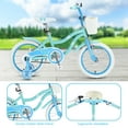thumbnail image 2 of Bstjewey 16" Kids' Bike, Fits Riders 4'1" - 5'3", Green, Child, Girl's, 2 of 7