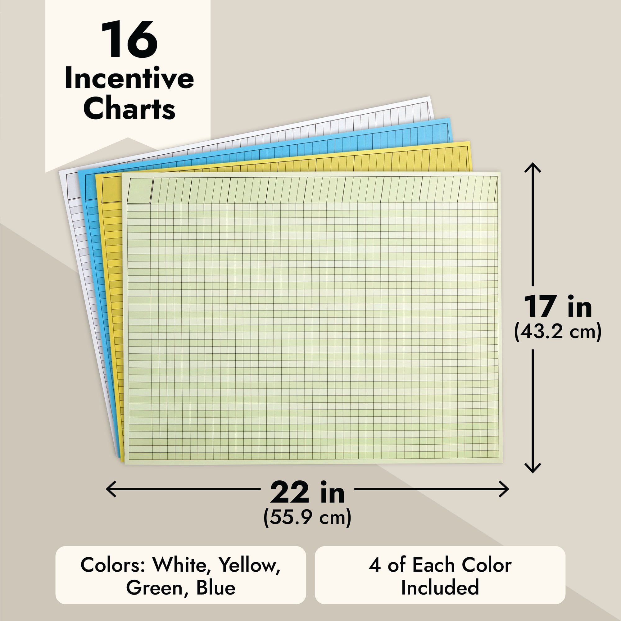 Warning Incentive Chart Teacher Classroom Charts 32-Sheet Incentive Charts For Classroom & Home ...