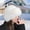 White, variant on BELOVING Cossack Hat Russian Hat Women Thick Winter Faux Hat for Hiking Motorbike Black