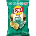 thumbnail image 1 of Lay's Wavy Salt & Vinegar flavoured Potato Chips, 1 of 10