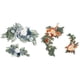 thumbnail image 1 of Boda rústica Rosa Guirnalda Centro de Guirnalda Flores de seda Hecha a mano  Swag para boda de pared Decoración de Blanco Azul perfecl  Corona colgante de puerta delantera, 1 of 8