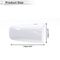 thumbnail image 5 of Unique Bargains Front Left Exterior Door Handle Lock Cylinder Cap Cover for Land Rover Range Rover 2011-2019 No.LR048299 ABS 1 Pc white, 5 of 5