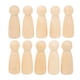 thumbnail image 2 of 10 piezas de muñeca con clavija de madera, 75 mm, 3,0 pulgadas, segura, sin rebabas, desarrolla habilidades prácticas, accesorios de bricolaje para decoración (niñas), 2 of 14