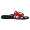 thumbnail image 2 of Champion Ipo Squish Smile Slide  Womens Shoes Size 7, Color: Black/Scarlet, 2 of 5