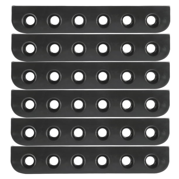 Montado 3 Set 6 Uds Billar Accesorio De Plástico Montado En La Pared Estante Para Tacos De Billar Soporte 6 Agujeros