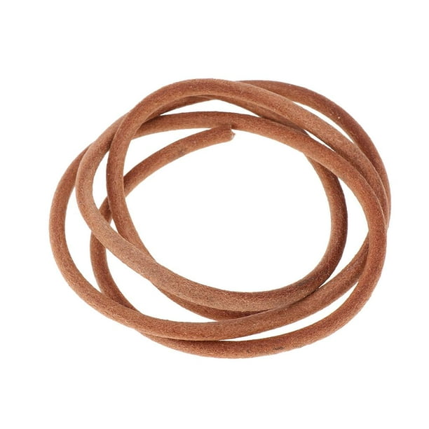 1m Leather Cord Round Rope Bracelets Making Accessories 5mm 