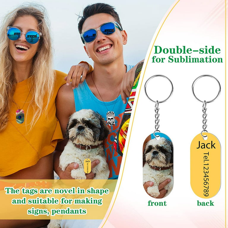 Dog Tags necklace- Sublimation Blank – The Blank Stockpile
