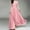 Pink, variant on Womens Summer Dresses Flowy Irregular Ruffle Hem Chiffon Maxi Dress Boho V-Neck Solid Color Short Sleeve Long Swing Dress Waist Closing Evening Dress Cocktail Party Dress White