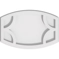 thumbnail image 1 of Ekena Millwork CMP10X6KY 6.62 x 10 in. Rectangle Kailey Architectural Grade PVC Contemporary Ceiling Medallion, 1 of 1