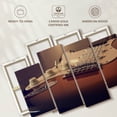 thumbnail image 6 of Elephant Stock Stratocaster Electric Guitar Wall Art - Horizontal Multi Panel Canvas - Living Room Wall Decor - Music Multi Panel - Brown And Beige Decor - 84" x 54", 6 of 8