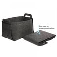 thumbnail image 2 of Felt Laundry Basket with Handle Household Sundries Storage Basket Foldable, 2 of 8