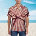 thumbnail image 2 of Yiaed Retro Bow Print Hawaiian Shirt for Men Short Sleeve Button Down Shirts Beach Shirts for Men,X-Large, 2 of 7