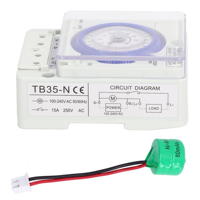 Temporizador mecánico de 24 horas, accesorio controlador para horno de luz, 100-240 V CA