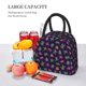 thumbnail image 5 of Disketp Mexican Frogs Bolsa Térmica para Almuerzo, Lonchera con Abertura Amplia y Gran Capacidad, Organizador Reutilizable para Mujeres, Hombres y Adultos, 5 of 6