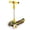 Yellow, variant on Children's Foldable 3-Wheel Scooter, SHINPT Yellow Kick Ride with 5-Height T-Bar, PU Flash Wheels, ABS Lock, Aluminum Tube, Foot Brake, Ages 3-9