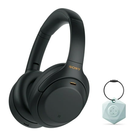 Sony WH-1000XM4 Wireless Noise Canceling Over-Ear Headphones Bundle with Finder