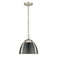 thumbnail image 3 of Golden Lighting Aldrich 1-light Pendant in Aged Brass, 3 of 14