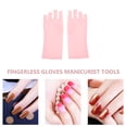 thumbnail image 4 of 1 Paire de Protège-Mains Manucure UV Couvre-Mains (Rose), 4 of 7