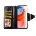thumbnail image 2 of Case For Moto G Play 2021 Detachable Magnetic Wallet Pu Leather Cover Flap Closure Snap-on Book Style Cases Cash Pocket with Card Slots Holder Wrist Strap 2 in 1 Folio Sparkly Butterfly, 2 of 3