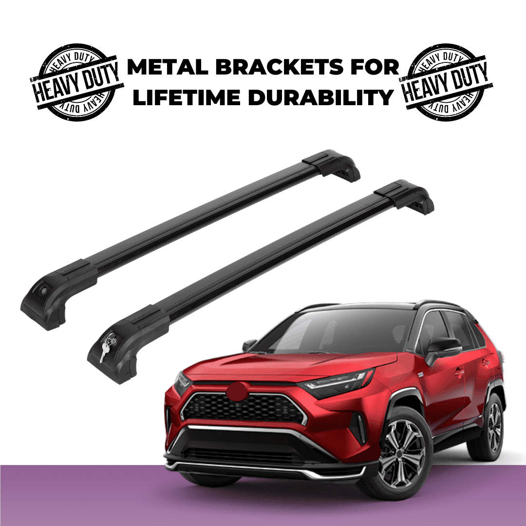Erkul Roof Rack Crossbars Fits Toyota RAV4 (XA50) 20192023 Metal
